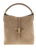 Sac à main en cuir beige