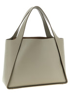 Beige Polyamide Tote Bag