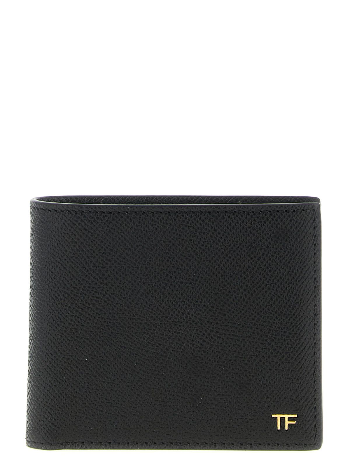 Portefeuille en cuir noir