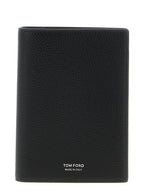 Portefeuille en cuir noir