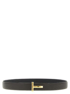 Ceinture régulière en cuir de veau multicolore