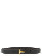 Ceinture régulière en cuir de veau multicolore