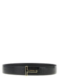 Ceinture en cuir noir