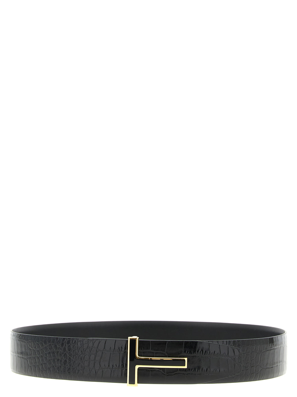 Ceinture en cuir noir