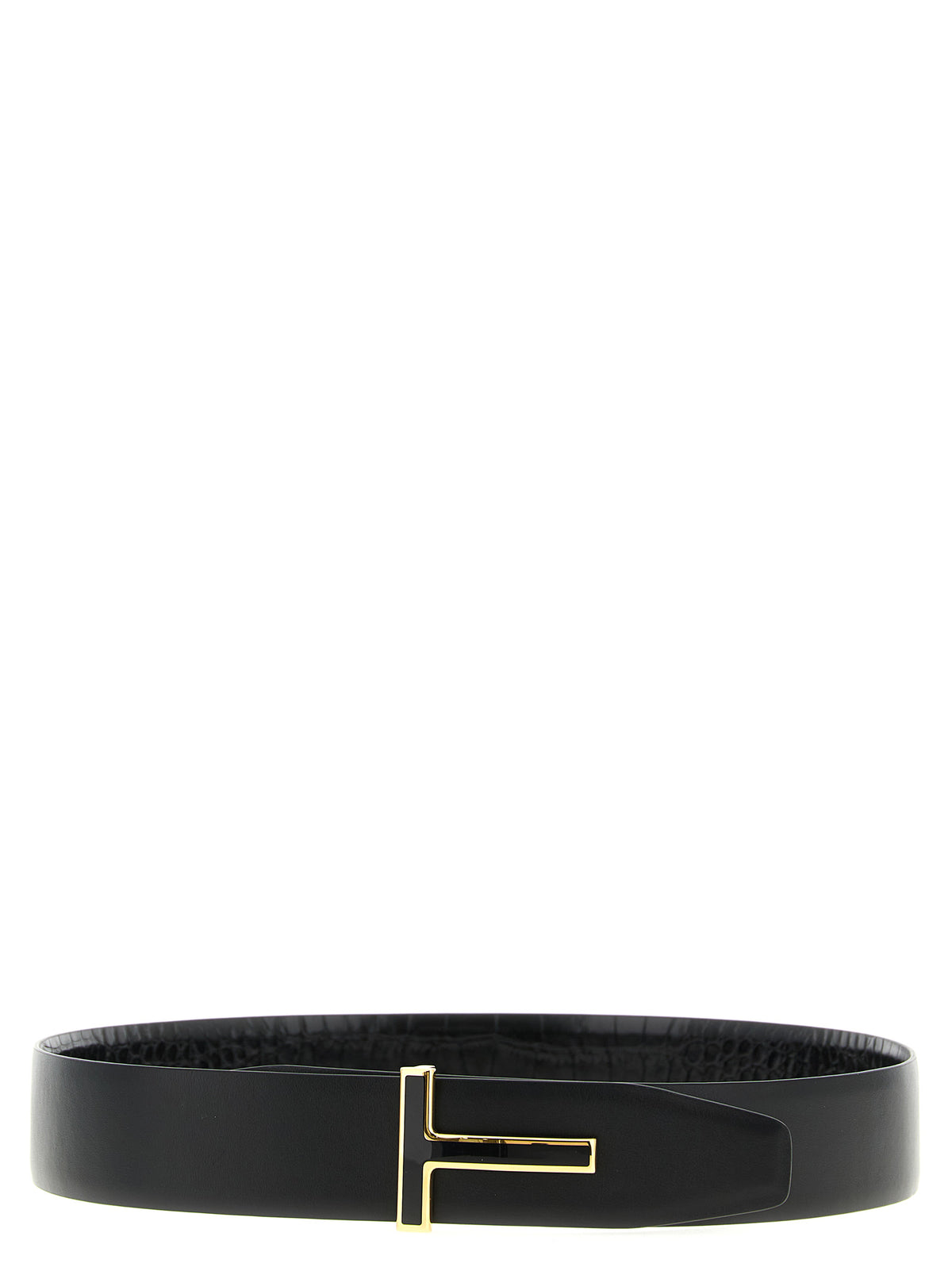 Ceinture en cuir noir