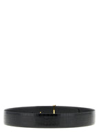 Ceinture en cuir noir