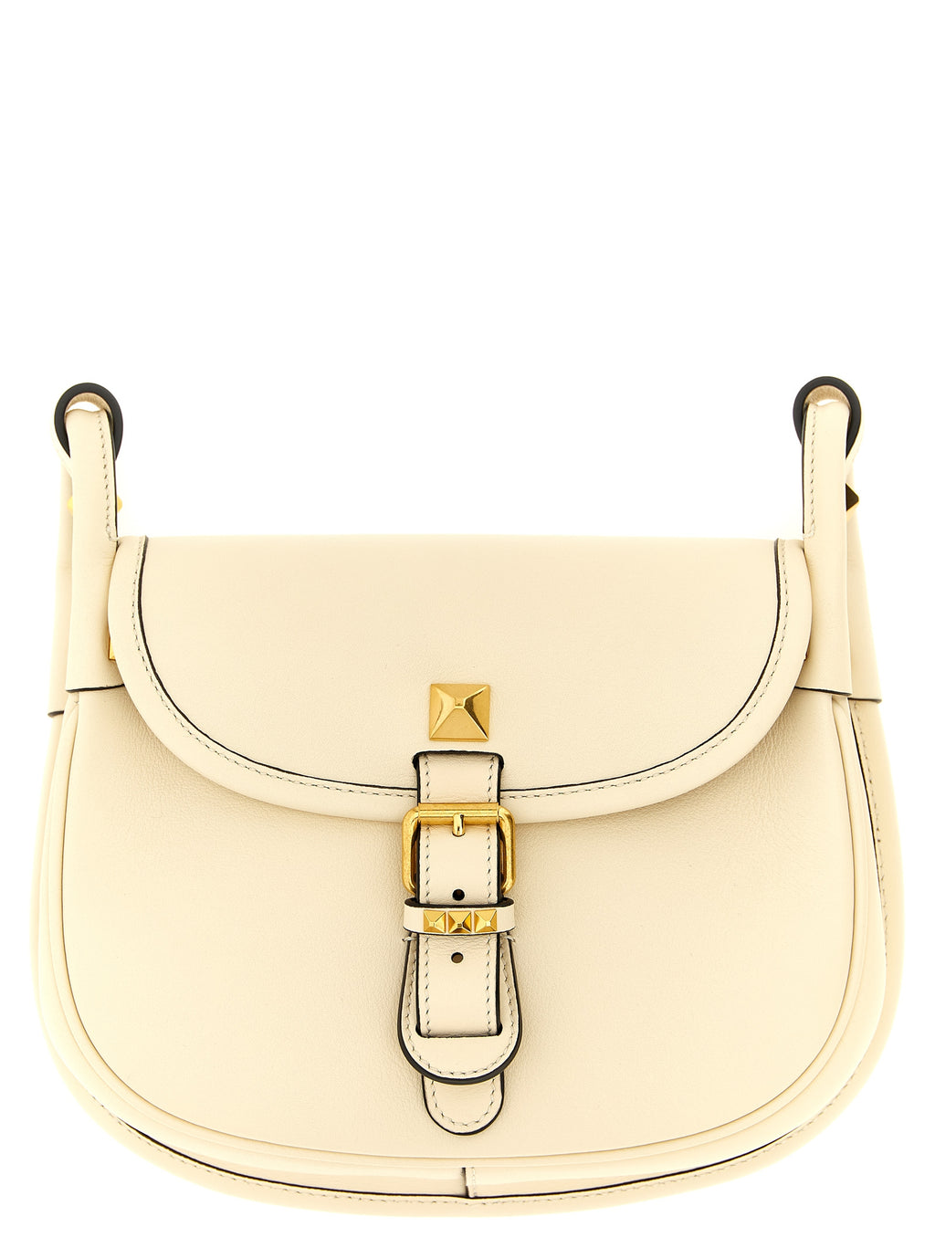 White Leather Shoulder Bag