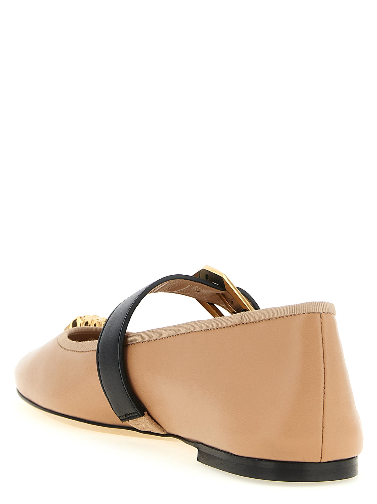 Pink Leather Ballet Flats