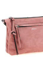 Sac bandoulière en cuir rose