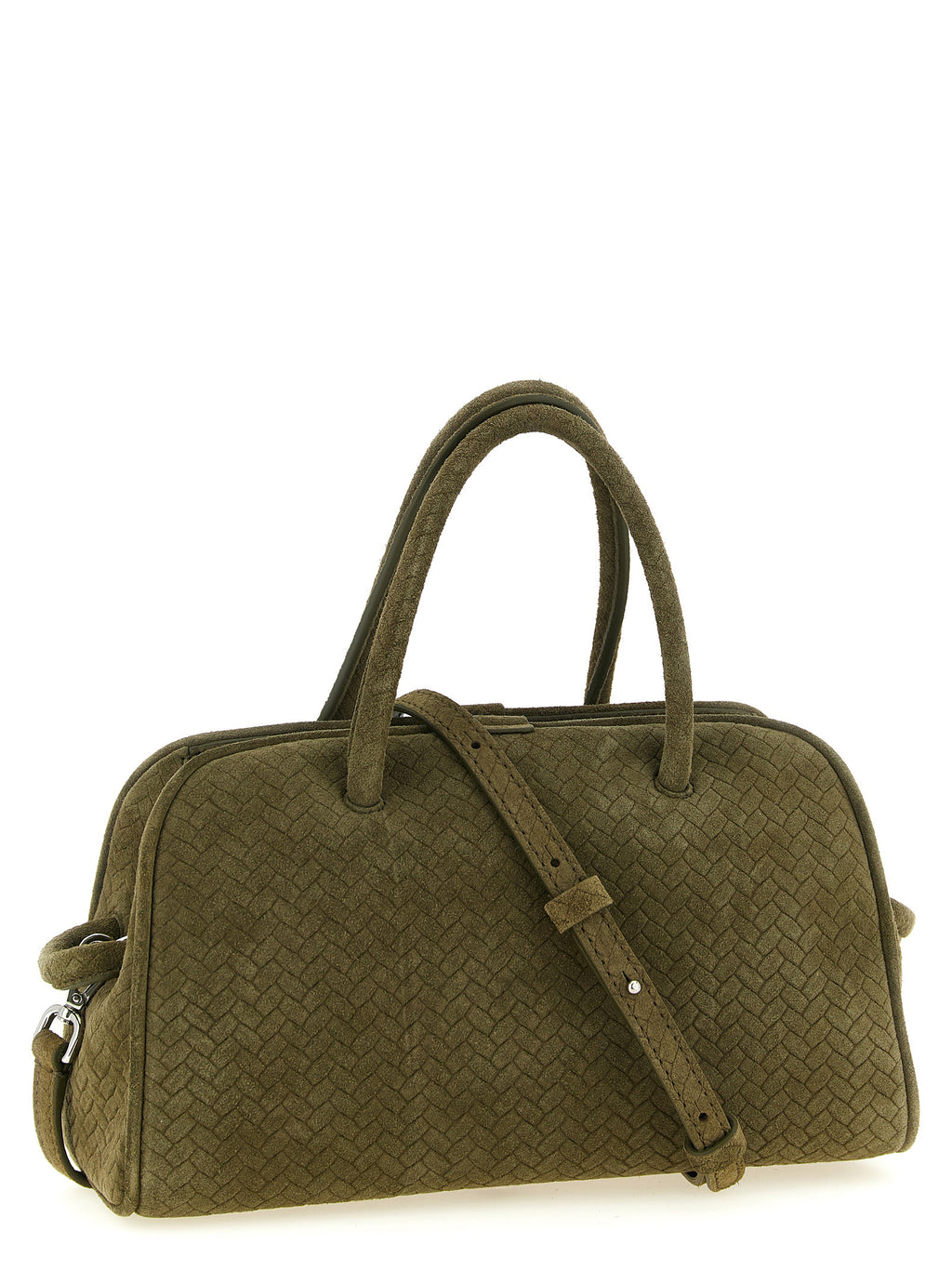 Green Suede Handbag
