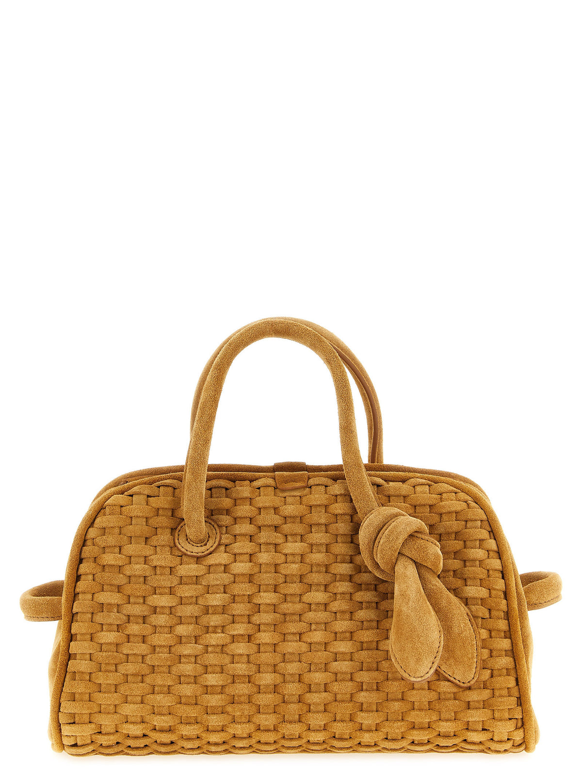 Beige Suede Handbag