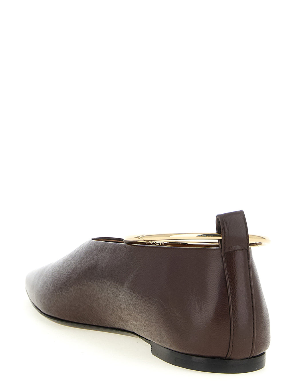Brown Leather Ballet Flats