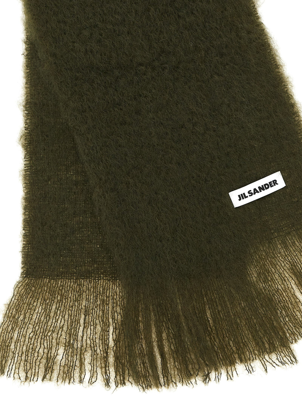 Green Wool Scarf