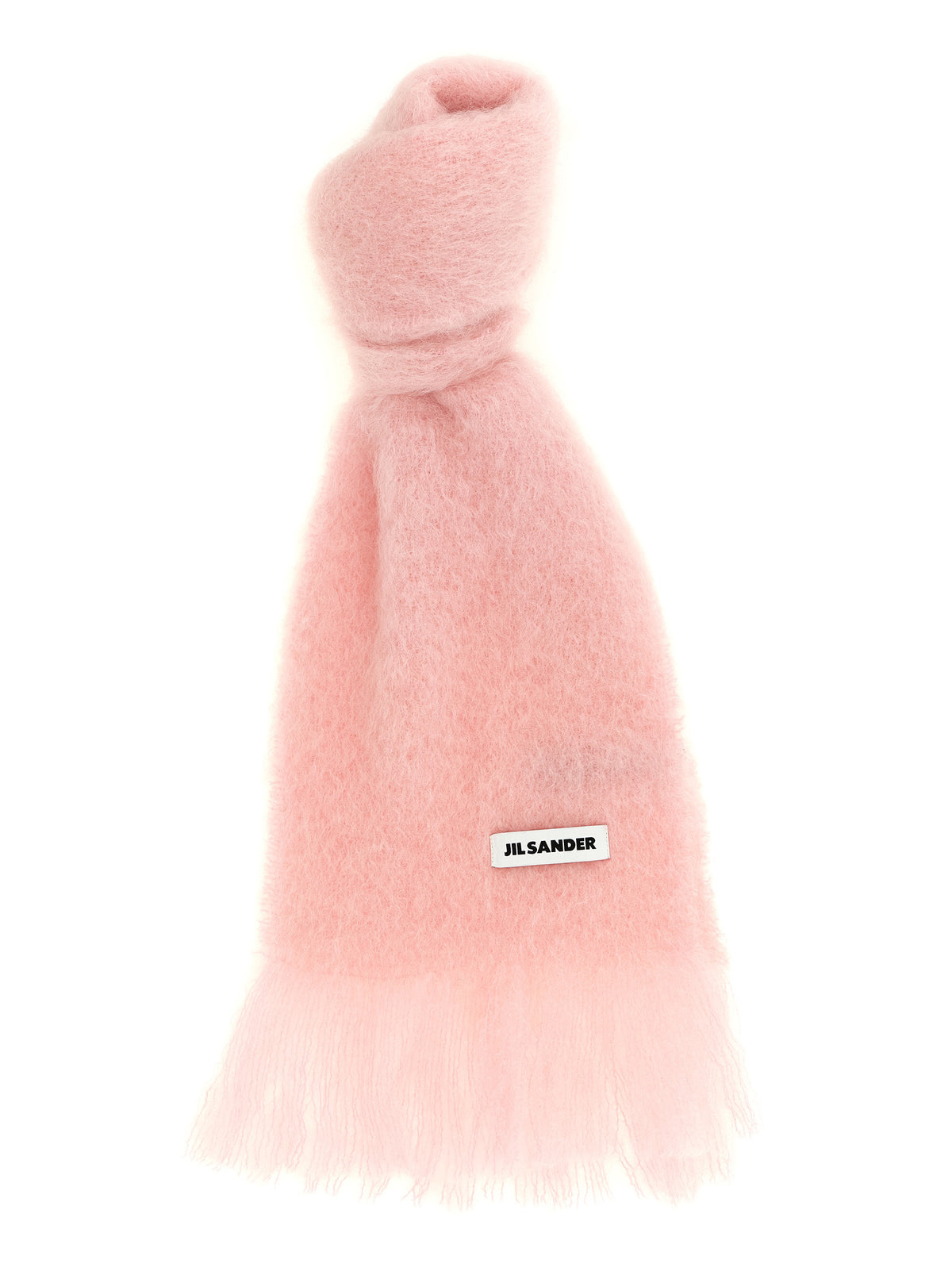 Écharpe en laine rose