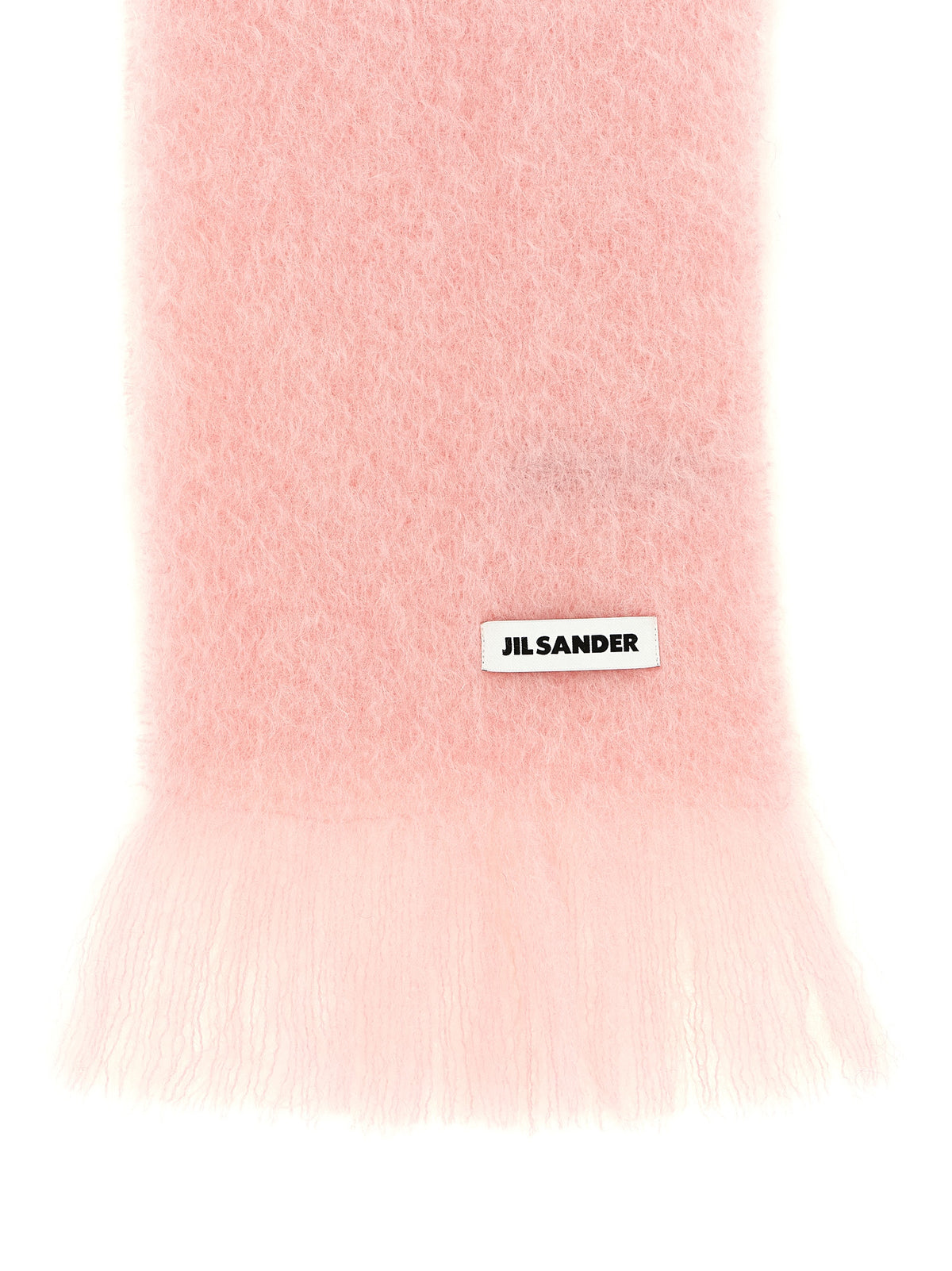 Écharpe en laine rose