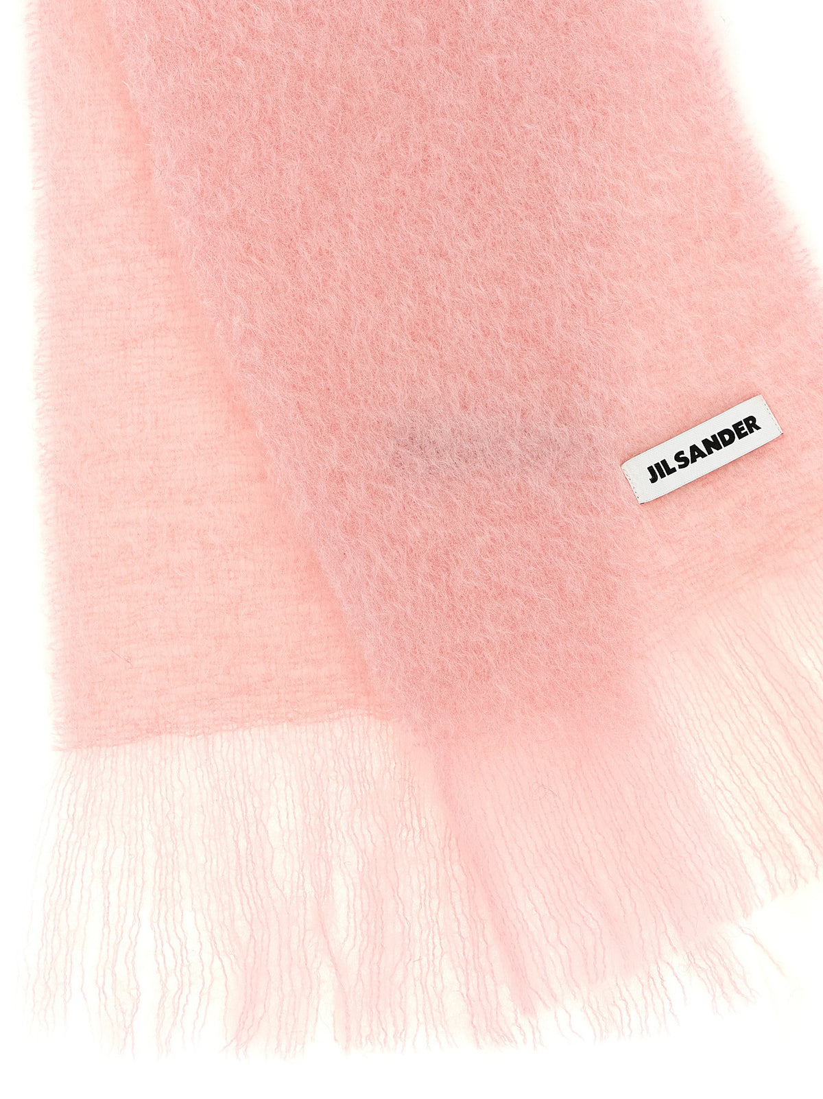 Écharpe en laine rose