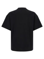 White and Black Cotton T-Shirt