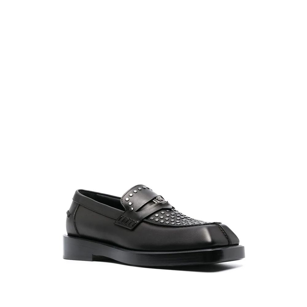 Mocassins en cuir – Noir