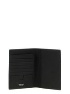 Portefeuille en cuir noir