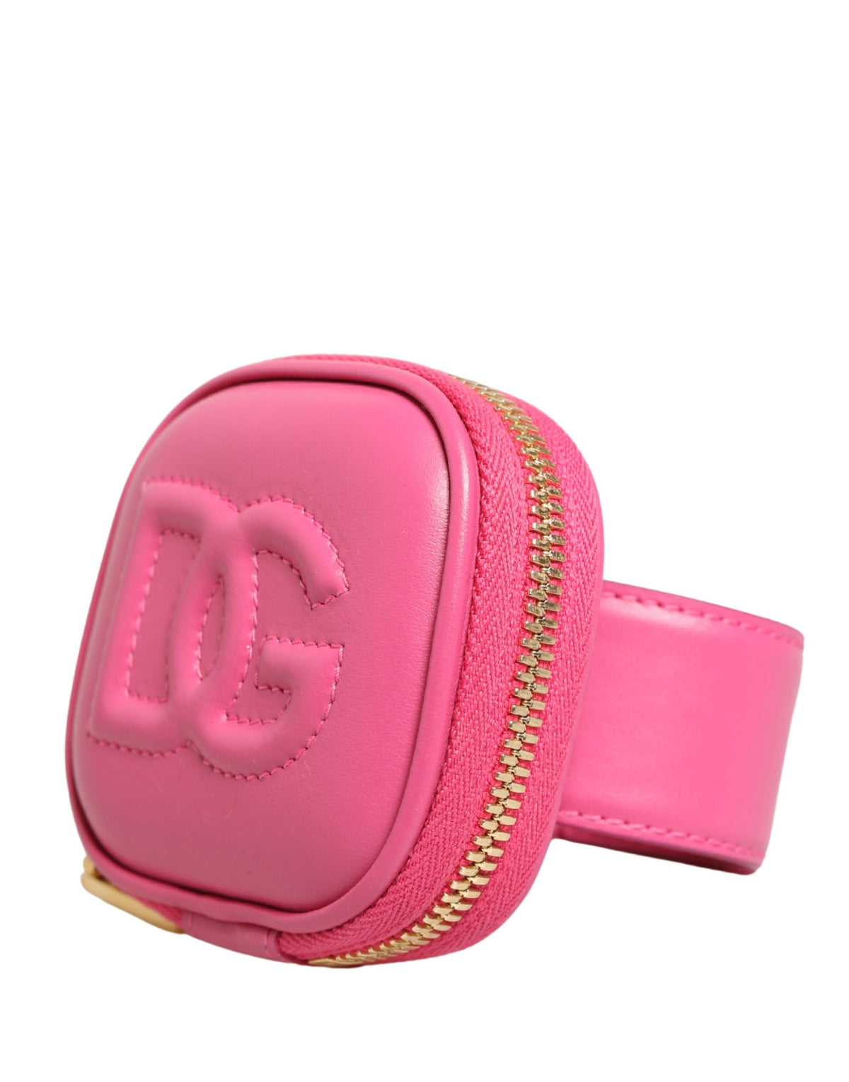 Portefeuille en cuir rose