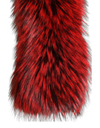 Écharpe rouge et argent