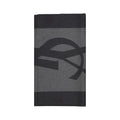 Foulard en soie gris