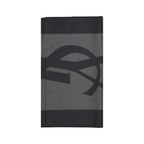 Foulard en soie gris