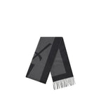 Foulard en soie gris