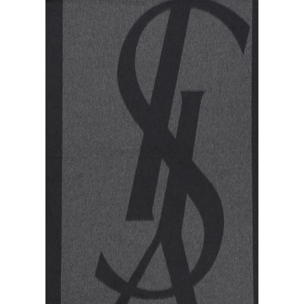 Foulard en soie gris