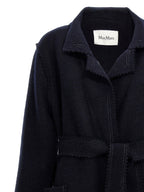 Manteau en laine bleu