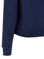 Sweat-shirt en coton bleu