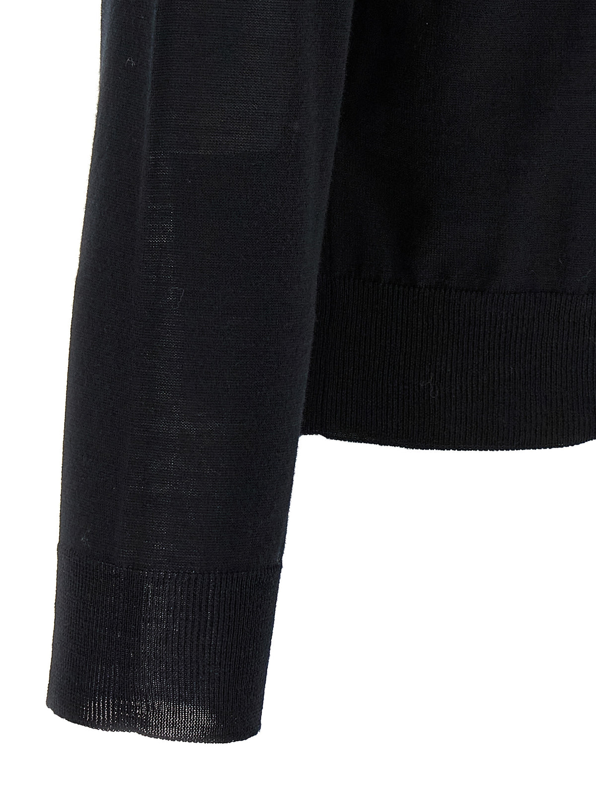 Gilet en laine vierge noire