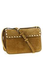 Sac bandoulière en daim beige