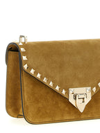 Sac bandoulière en daim beige