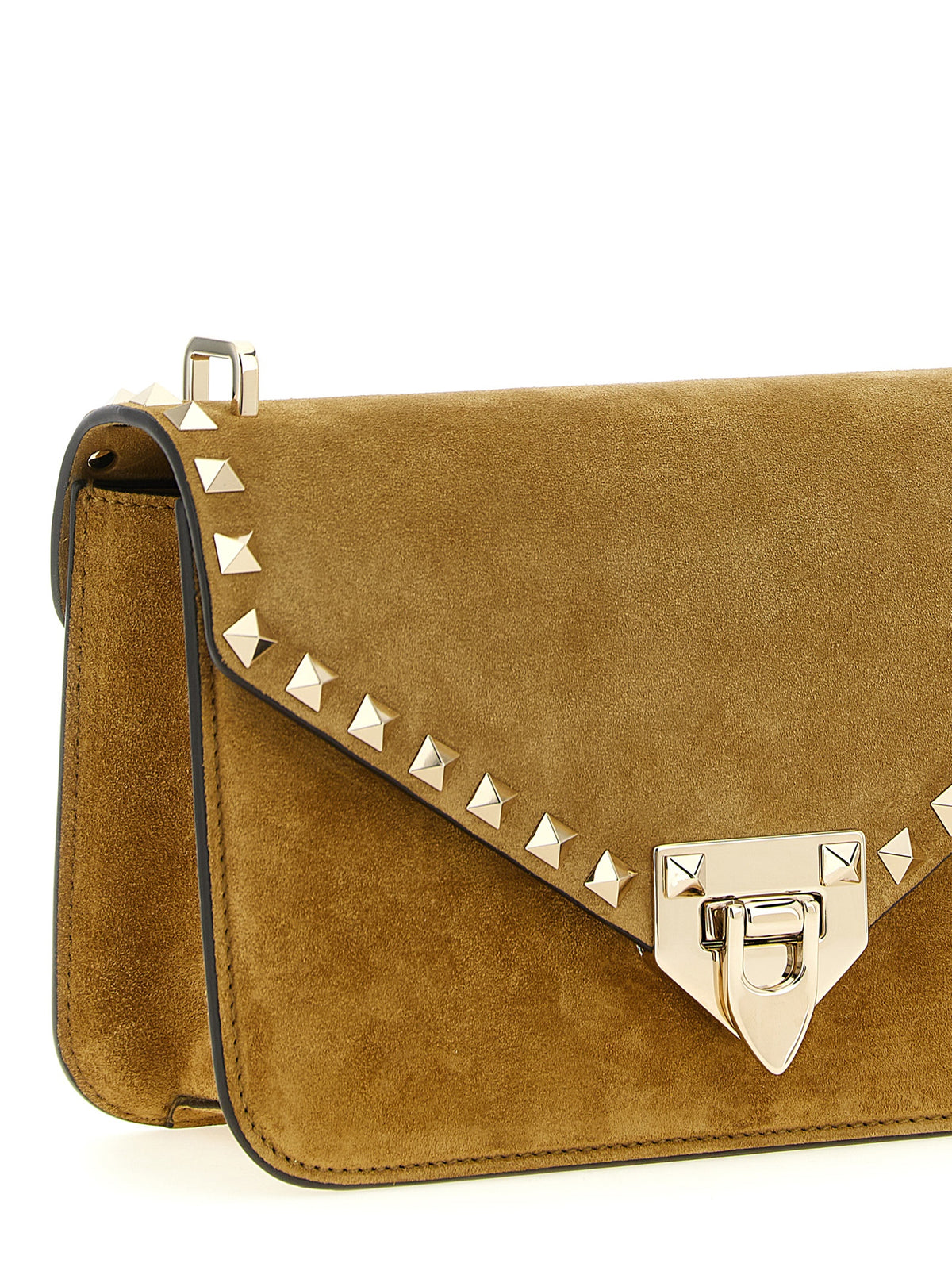Sac bandoulière en daim beige