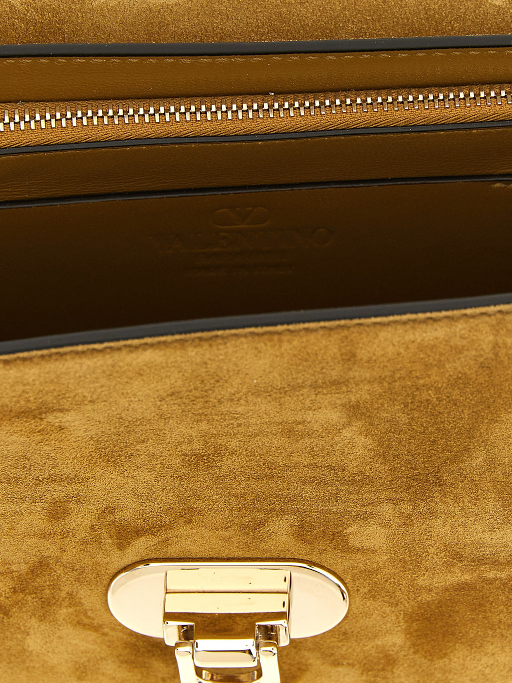 Sac bandoulière en daim beige