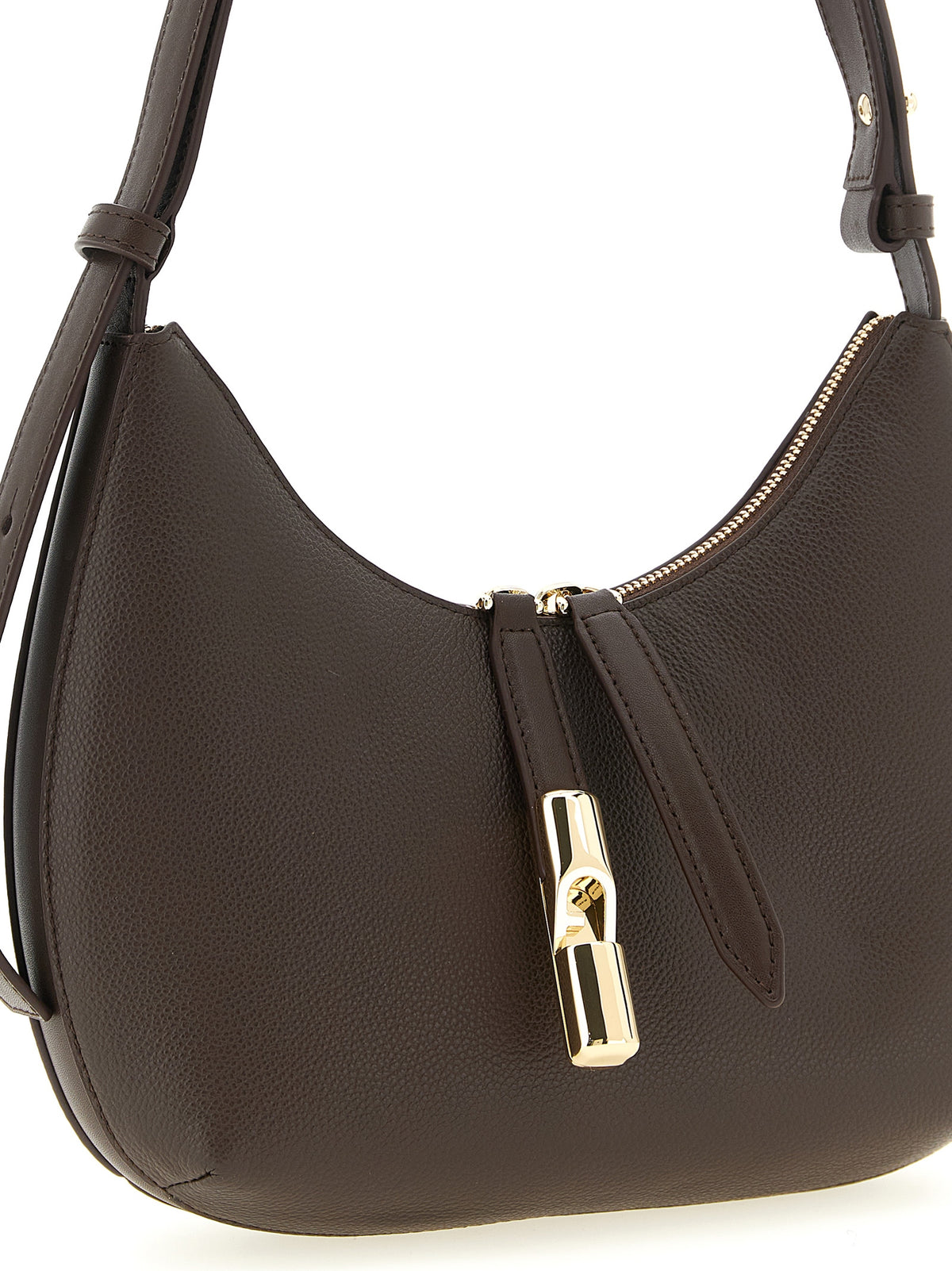 Brown Leather Shoulder Bag