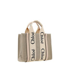 Sac à main Woody en toile – Marron