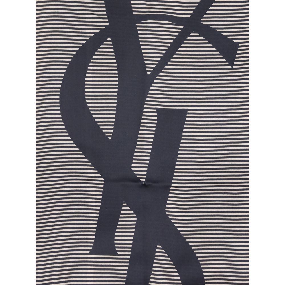 Foulard en soie – Bleu