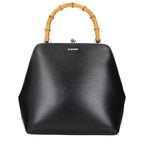 Sac à main en cuir noir