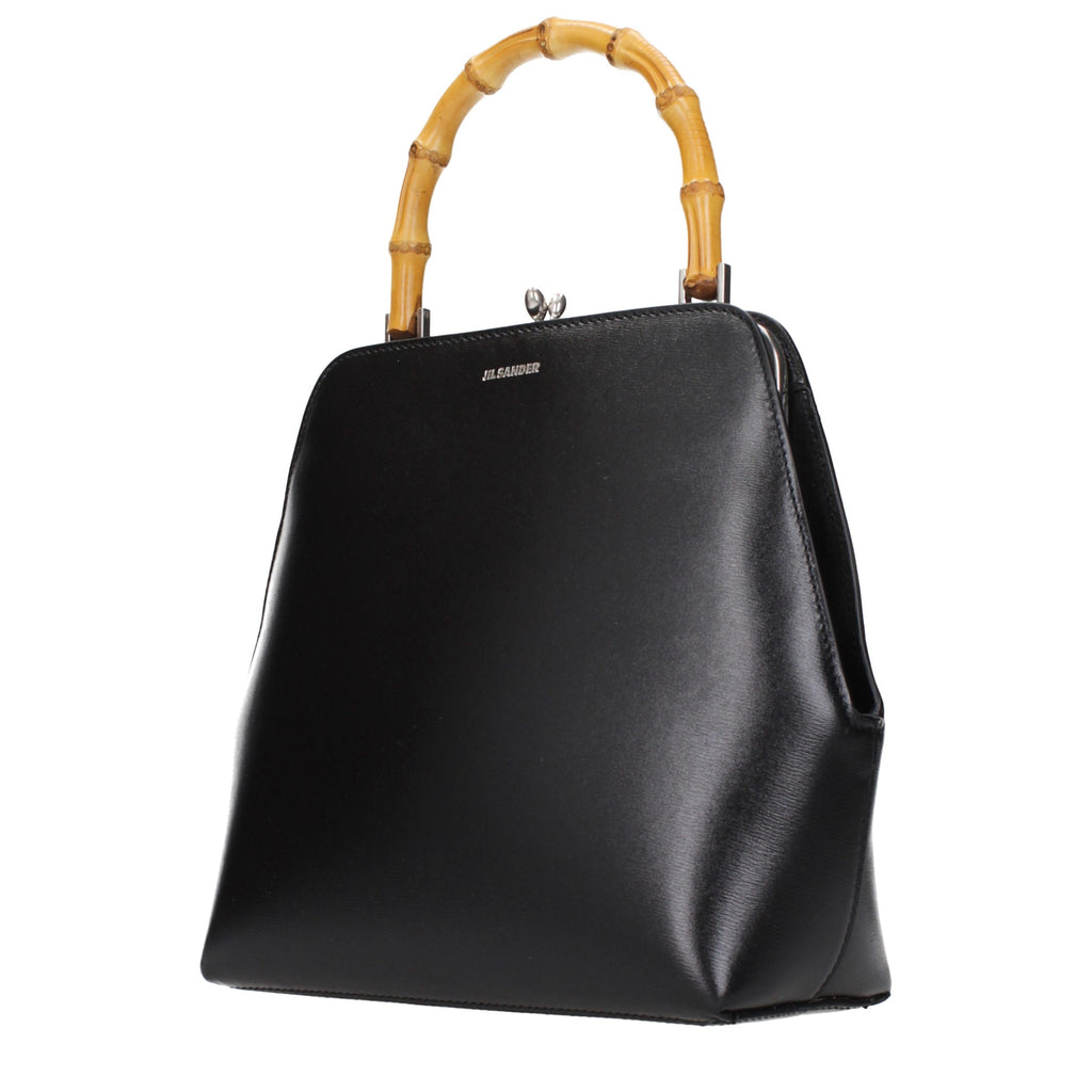 Sac à main en cuir noir