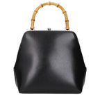 Sac à main en cuir noir