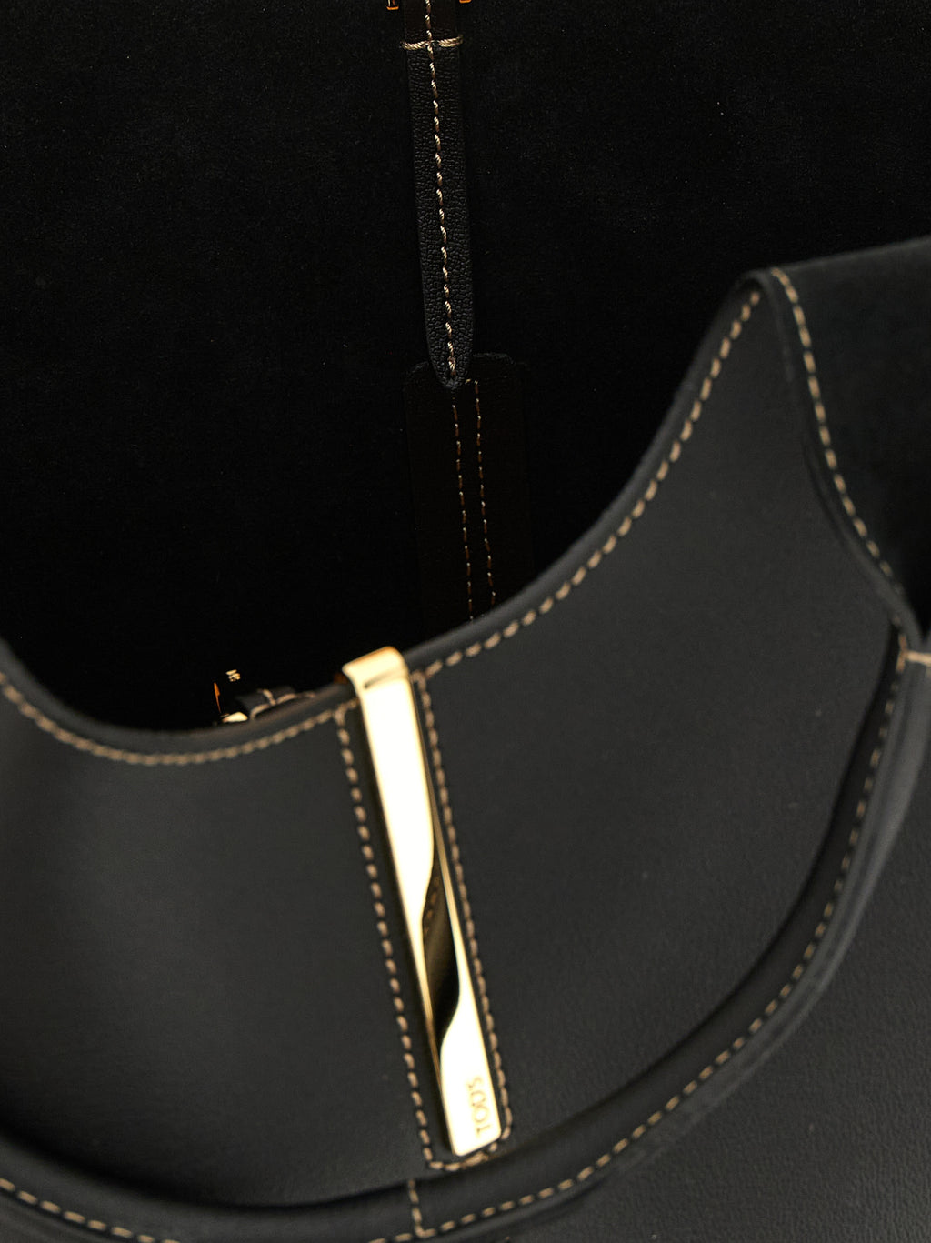 Black Leather Tote Bag