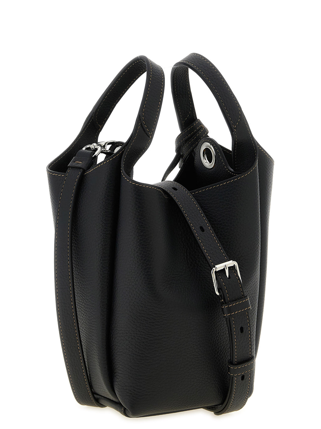 Leather Handbag – Black