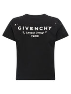 White and Black Cotton T-Shirt