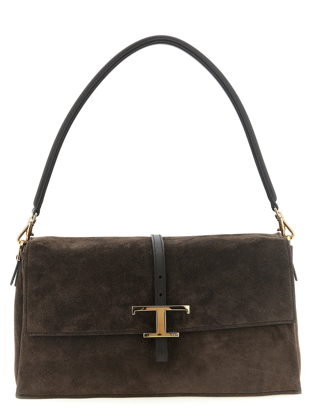 Sac à bandoulière en daim marron