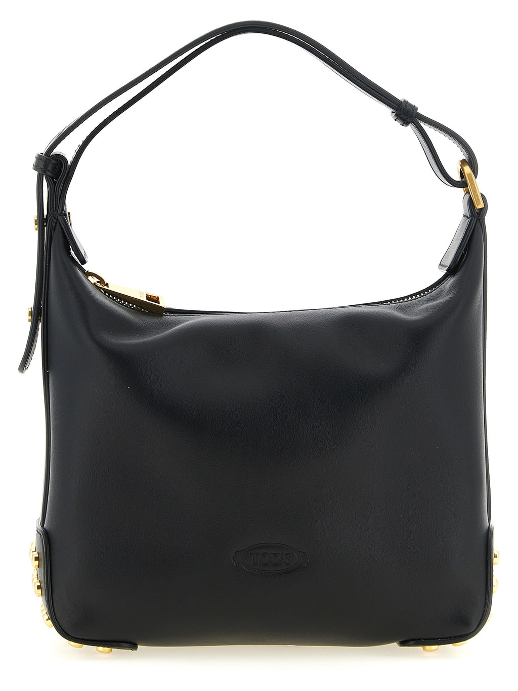 Black Leather Shoulder Bag