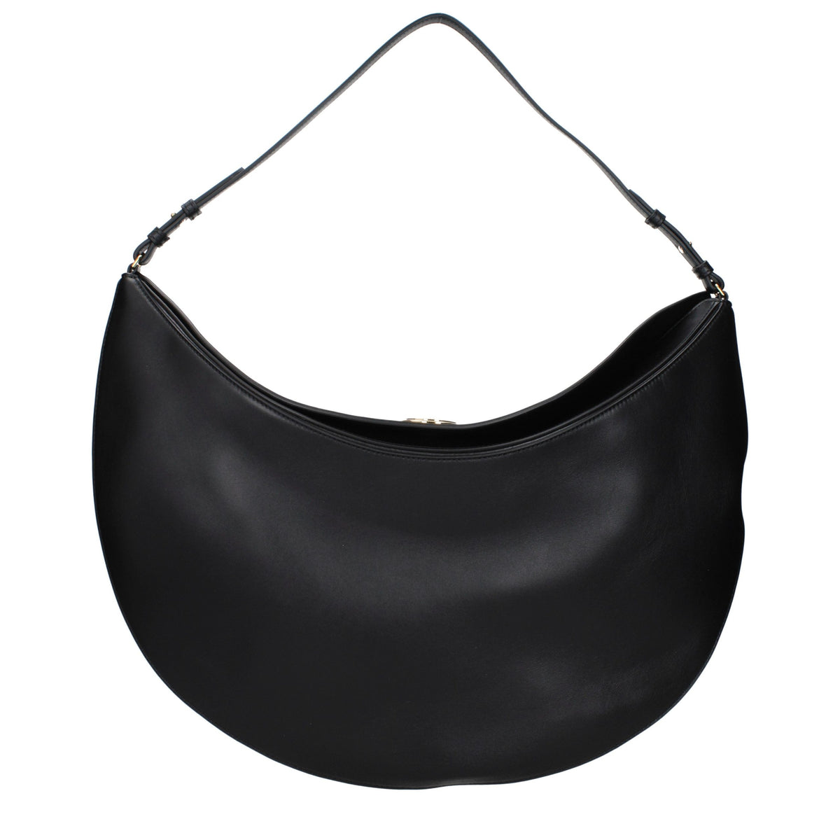 Sac à bandoulière en cuir noir