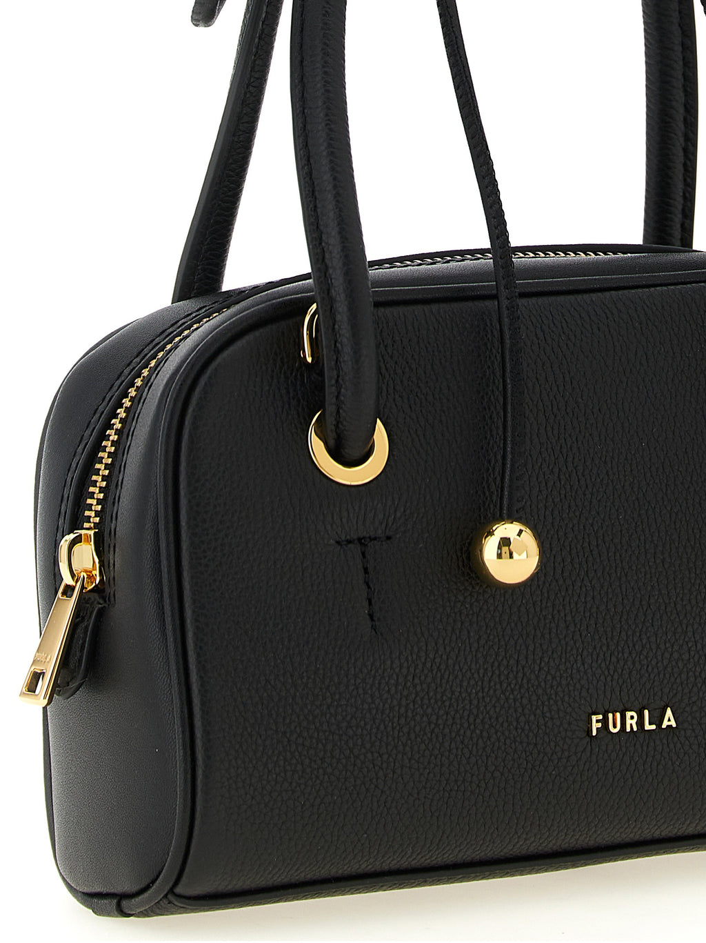 Sac à main en cuir noir