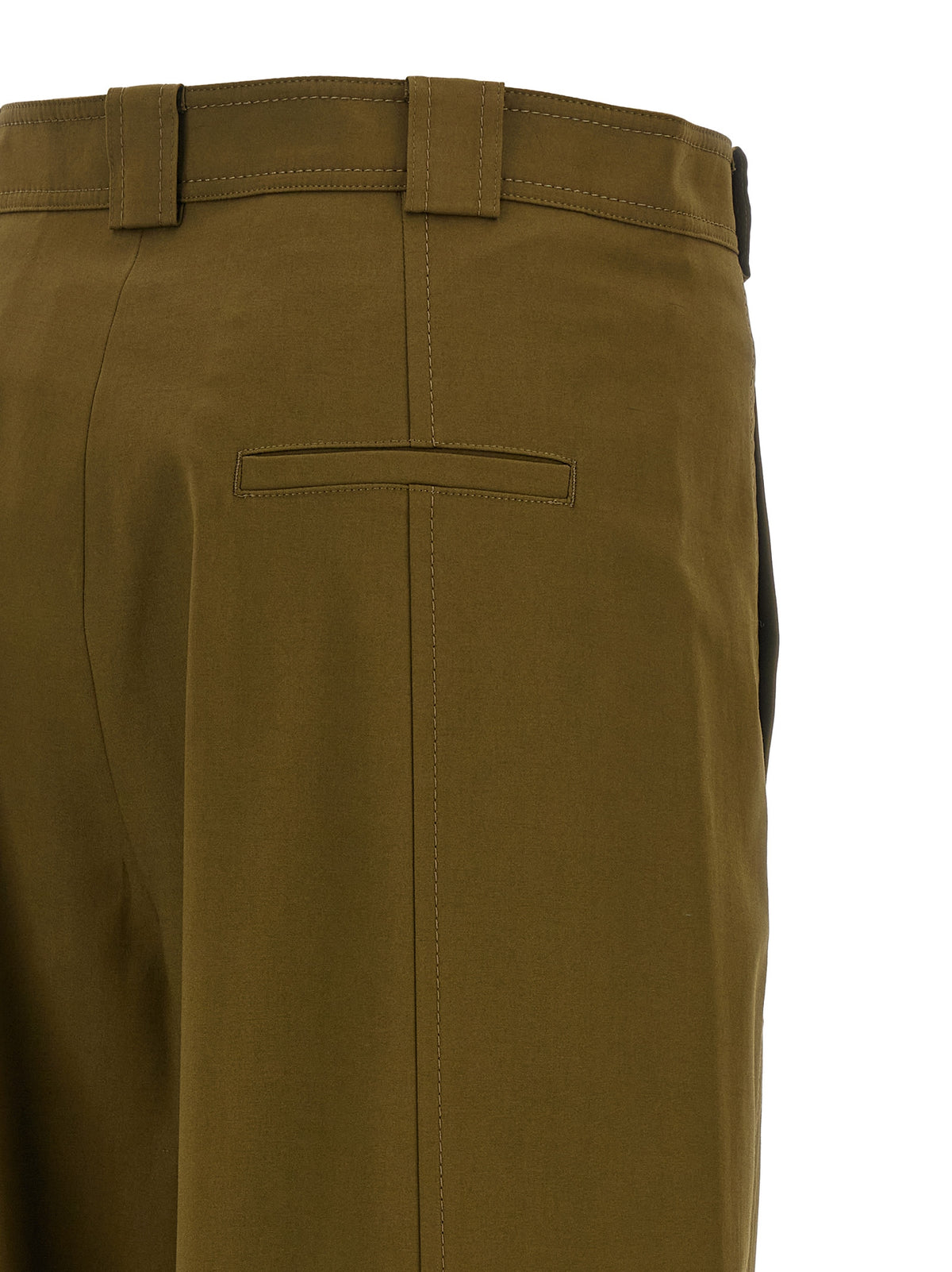 Olive and Green Cotton Trousers